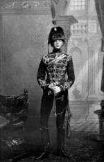 Portrait of Subaltern Winston Churchill of the UK 4th Hussars, Feb 1895, photo 2 of 2