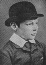 Young Winston Churchill, 1884