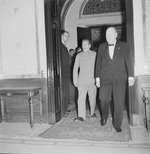 Winston Churchill and Joseph Stalin at the British Legation in Tehran, Iran, 30 Nov 1943