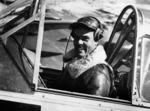 Benjamin Davis, Jr. in the cockpit of a fighter aircraft, 1942
