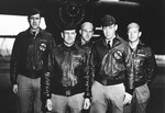 James Doolittle with his crew shortly before the Doolittle Raid against Japan, Apr 1942