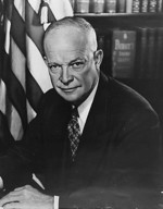 Portrait of US President Dwight Eisenhower, date unknown