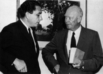 US Senator Arlen Specter and US President Dwight Eisenhower, date unknown