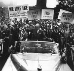 Dwight Eisenhower campaigning, Baltimore, Maryland, United States, Sep 1952