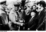 Frick meeting Sudeten Germans, Sudetenland, Czechoslovakia, 23 Sep 1938