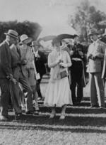 Duke (left, partially hidden) and Duchess of York visiting Beaudesert, Queensland, Australia, 1927