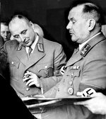 Paul Giesler with his deputy Heinrich Vetter, Hagen, Germany, 17 May 1942