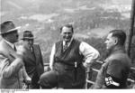 Adolf Hitler, Hermann Göring, and Baldur von Schirach at or near Kehlsteinhaus (Eagle
