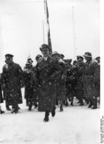 Chancellor Adolf Hitler arriving at the opening ceremony of the IV Olympic Winter Games, Garmisch-Partenkirchen, Bavaria, Germany, 6 Feb 1936, photo 1 of 2