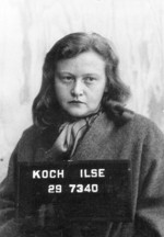 Mug shot of Ilse Koch, circa 30 Jun 1945
