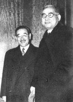 Japanese Special Envoy Saburo Kurusu and Ambassador Admiral Kichisaburo Nomura, Nov 1941