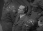 Hubert Lanz during the Nuremberg Trials, Nürnberg, Germany, Feb 1948