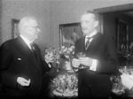 Carl Mannerheim and new Finnish President Juho Paasikivi, 11 Mar 1946, photo 2 of 2