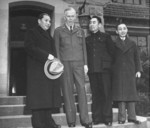 George Marshall with Zhou Enlai and other Chinese Communist leaders, Jan 1946