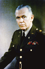Portrait of US General of the Army George Marshall, 1946