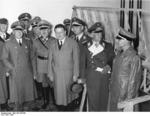 German officials Milch, Nagel, Ing, and Christiansen in Zeesen, Germany, 1937