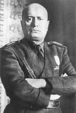 Portrait of Benito Mussolini, date unknown
