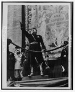 Mussolini speaking, date unknown