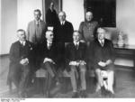 Chancellor Franz von Papen with his cabinet, 1 Jun 1932