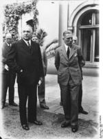 German cabinet members Neurath and Papen, Berlin, Germany, Jun 1932, photo 1 of 3