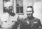 US General George Patton and Chinese General Sun Liren in southern Germany, 1945