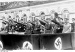 Wilhelm von Leeb, Prince Philipp, and others at a Nazi state function in Kassel, Germany, 1933