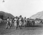 Lewis Puller leading Company M in a parade, Nicaragua, Sep 1932