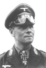 Portrait of Erwin Rommel, circa 1941-1942; note Knight