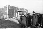 Erwin Rommel visiting bunkers on the French coast, 7 Jan 1944