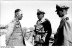 Erwin Rommel and Albert Kesselring in conversation, North Africa, Aug-Sep 1942