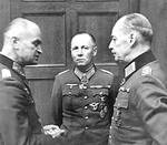 Blaskowitz, Rommel, and Rundstedt, in Paris, France, May 1944