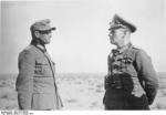 Colonel General Rommel with Major General Böttcher, North Africa, Jan 1942