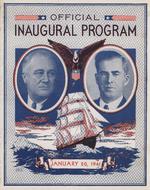 Inaugural program of Franklin Roosevelt and Henry Wallace, 20 Jan 1941
