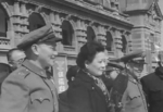 Chiang Kaishek and Song Meiling in front of the Presidential Office Building, Taipei, Taiwan, Republic of China, 1950s