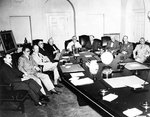 Song Ziwen, Halifax, Churchill, Roosevelt, King, and others at the Arcadia Conference, Washington DC, United States, Dec 1941-Jan 1942