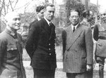 Chiang Kaishek, Louis Mountbatten, and Song Ziwen in Chongqing, China, Oct 1943