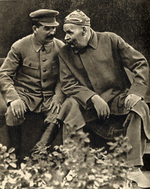 Joseph Stalin and Maxim Gorky, 21 Jul 1931