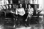Kliment Voroshilov, Maxim Gorky, and Joseph Stalin, 11 Oct 1931