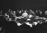Stalin, Attlee, Truman, and others at the Potsdam Conference, Germany, 28 Jul 1945, photo 2 of 4