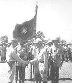 General Sun Li-jen inspecting the Chinese New 38th Division, 1940s