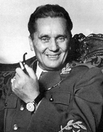 Portrait of Marshal Josip Broz Tito of Yugoslavia, 1940s