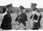 Hans von Greiffenberg and Maximilian von Weichs speaking to a colonel in Russia, fall 1942