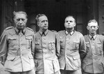 German General Helmuth Weidling and other German generals in captivity, Berlin, Germany, 2 May 1945