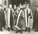 Robert Menzies, Winston Churchill, and John Winant in London, England, United Kingdom, 1940s