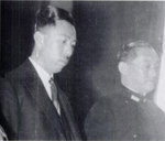 Konoe and Yonai, circa mid to late 1945