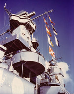 Close up view of USS Alabama