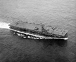 USS Anzio underway, 21 May 1945
