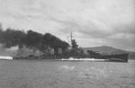Aoba undergoing sea trials, 23 Jul 1927