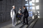 US President Barack Obama placing a wreath at the USS Arizona Memorial, Hawaii, United States, 29 Dec 2011