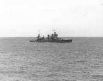 USS Astoria off Tulagi during the American invasion, 6 Aug 1942